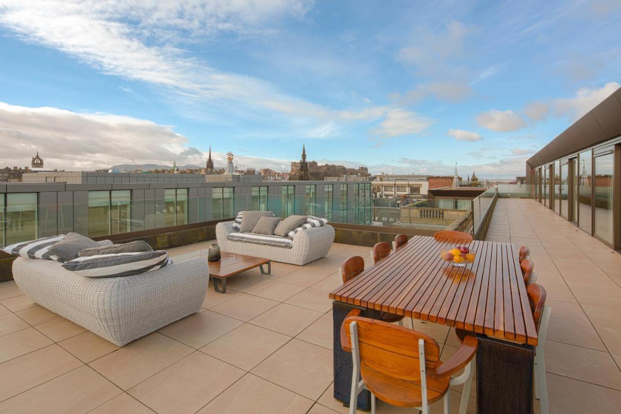 Aparthotel Cheval The Edinburgh Grand Exteriér fotografie Rooftop terrace